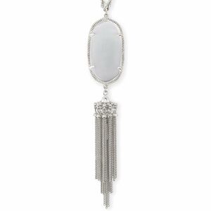 Kendra Scott Silver Tassel Necklace
